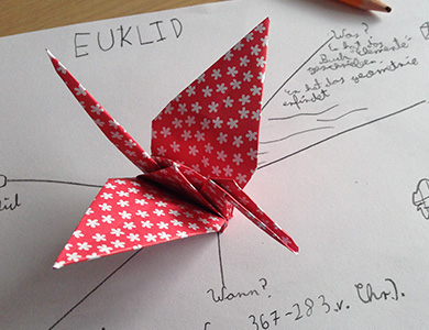 Grulla de Origami